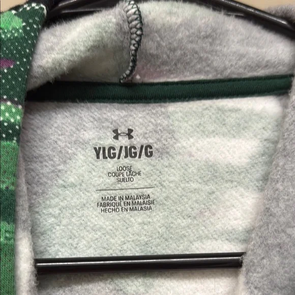 Under Armour Green and Black Camo Hoodie - Picture 2 of 2